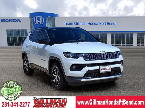 Bright White Clearcoat 2024 Jeep Compass Limited