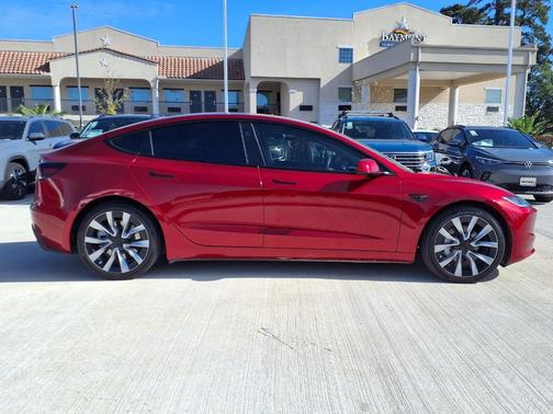 Ultra Red 2024 Tesla Model 3 Long Range