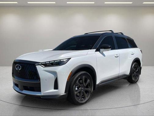Radiant White/Black Obsidian 2026 INFINITI QX60 AUTOGRAPH