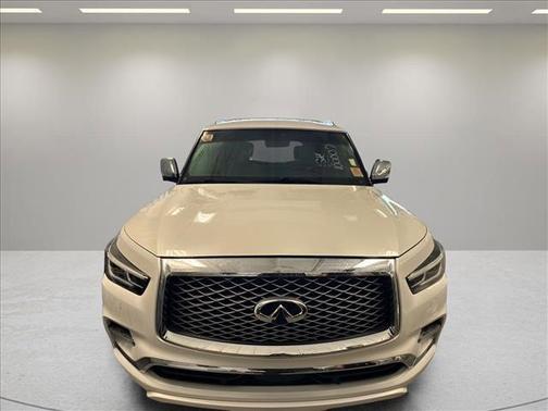 Moonstone White 2021 INFINITI QX80 SENSORY AWD
