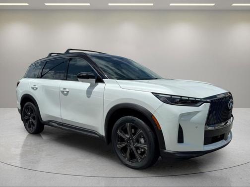 Radiant White/Black Obsidian 2027 INFINITI QX60 AUTOGRAPH