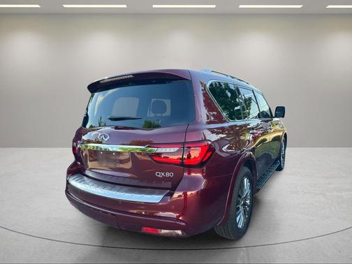 Coulis Red 2021 INFINITI QX80 SENSORY AWD