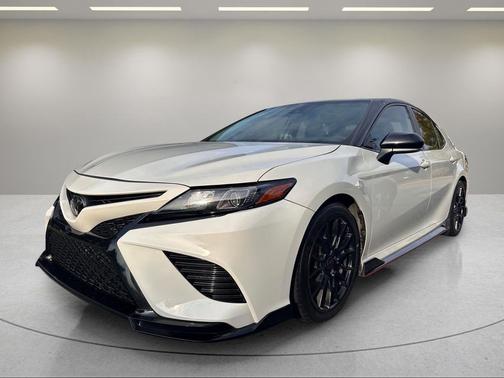 Midnight Black Metallic 2021 Toyota Camry TRD