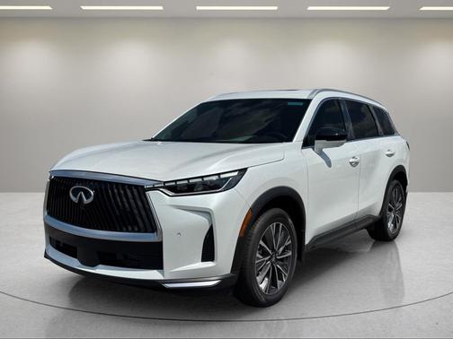 Radiant White 2027 INFINITI QX60 LUXE AWD