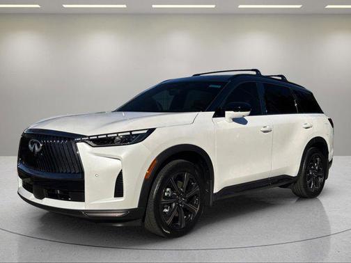 Radiant White/Black Obsidian 2026 INFINITI QX60 AUTOGRAPH