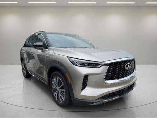 Warm Titanium/Black Obsidian 2023 INFINITI QX60 AUTOGRAPH