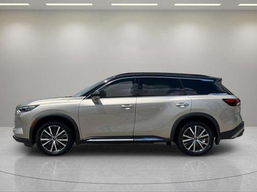Warm Titanium/Black Obsidian 2023 INFINITI QX60 AUTOGRAPH