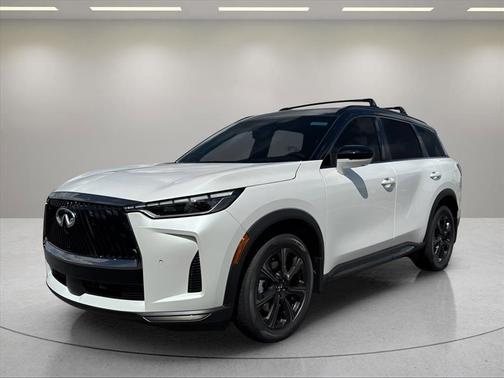 Radiant White/Black Obsidian 2027 INFINITI QX60 AUTOGRAPH