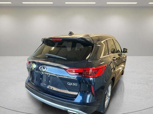 Hermosa Blue 2021 INFINITI QX50 LUXE