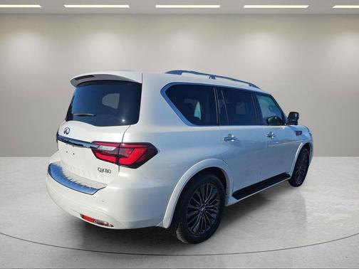 Moonstone White 2023 INFINITI QX80 PREMIUM SELECT