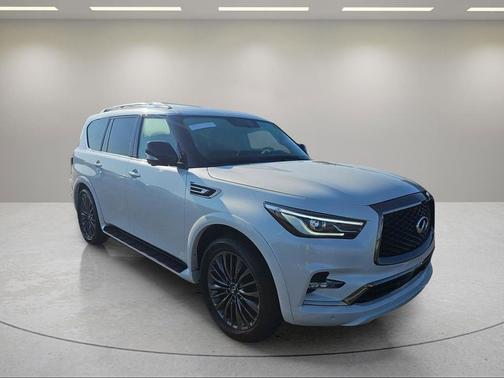Moonstone White 2023 INFINITI QX80 PREMIUM SELECT