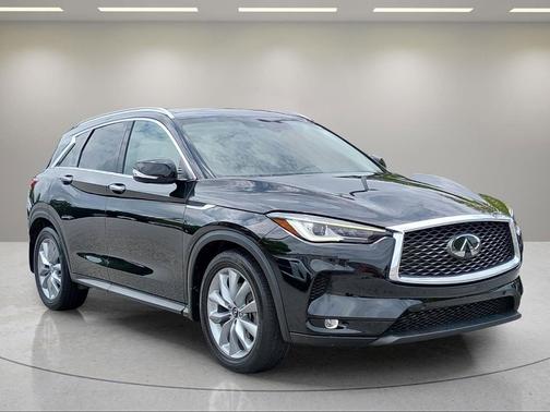 Beige 2022 INFINITI QX50 ESSENTIAL AWD