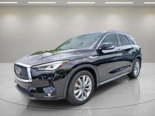 Beige 2022 INFINITI QX50 ESSENTIAL AWD