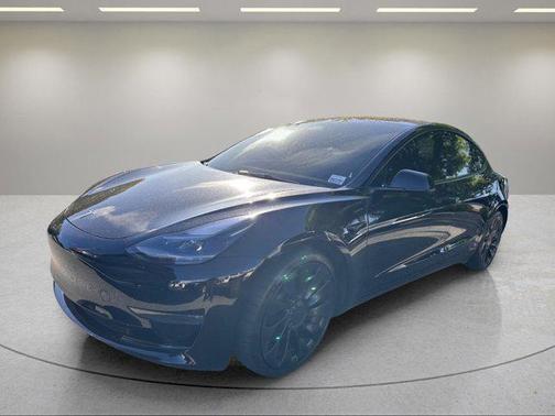 Solid Black 2023 Tesla Model 3 Performance