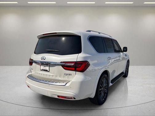Moonstone White 2023 INFINITI QX80 SENSORY AWD