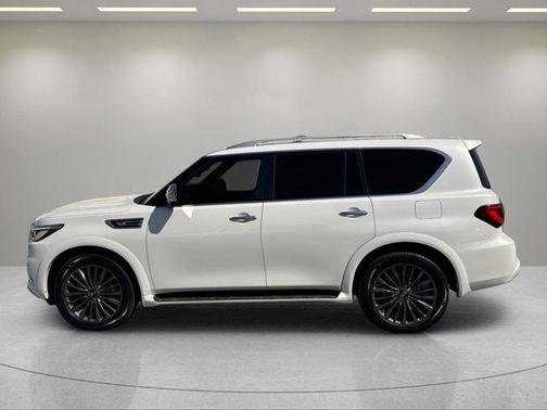 Moonstone White 2023 INFINITI QX80 SENSORY AWD