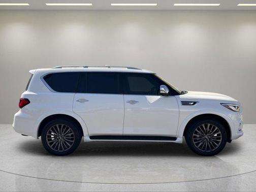 Moonstone White 2023 INFINITI QX80 SENSORY AWD