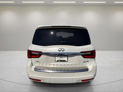 Moonstone White 2023 INFINITI QX80 SENSORY AWD
