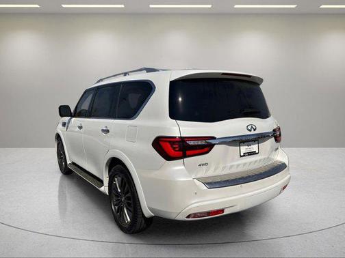Moonstone White 2023 INFINITI QX80 SENSORY AWD
