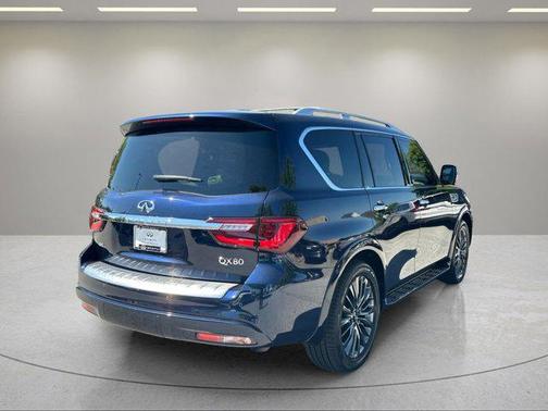 Hermosa Blue 2022 INFINITI QX80 SENSORY AWD