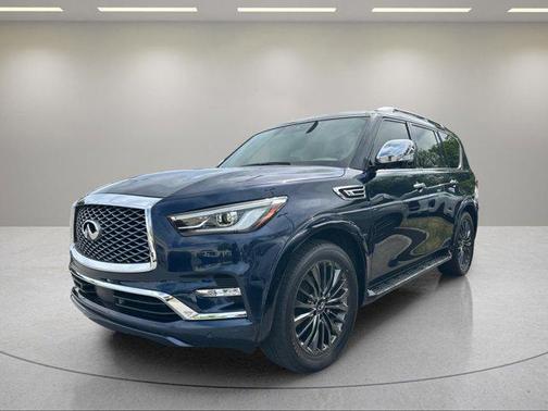 Hermosa Blue 2022 INFINITI QX80 SENSORY AWD