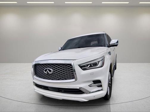 Moonstone White 2021 INFINITI QX80 SENSORY