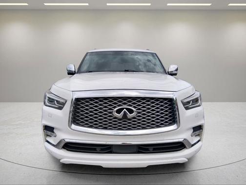 Moonstone White 2021 INFINITI QX80 SENSORY