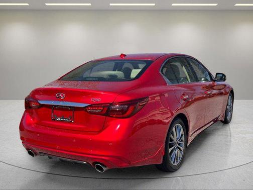 Dynamic Sunstone Red 2024 INFINITI Q50 3.0t LUXE