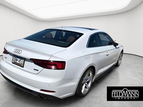 Glacier White Metallic 2019 Audi A5 45 Premium