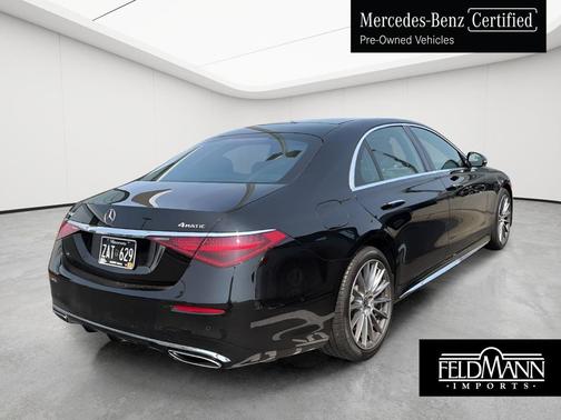 Obsidian Black Metallic 2024 Mercedes-Benz S-Class 4MATIC
