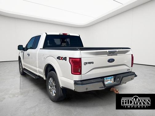 White Platinum Metallic Tri-Coat 2015 Ford F-150 Lariat