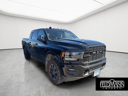 Diamond Black Crystal Pearlcoat 2020 RAM 2500 Limited Mega Cab 4x4 6'4' Box