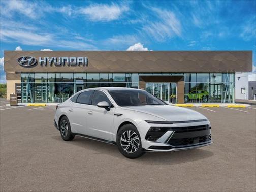 Serenity White 2026 Hyundai SONATA Hybrid Base