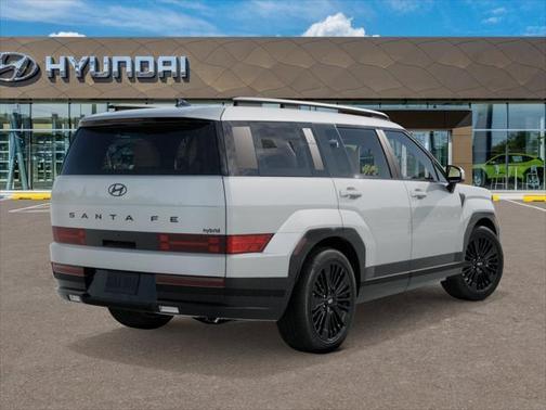 Serenity White 2026 Hyundai SANTA FE HEV Calligraphy