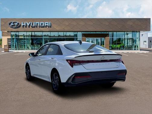 Serenity White 2026 Hyundai ELANTRA HEV SEL Sport