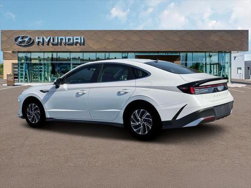 Serenity White 2026 Hyundai SONATA Hybrid Base