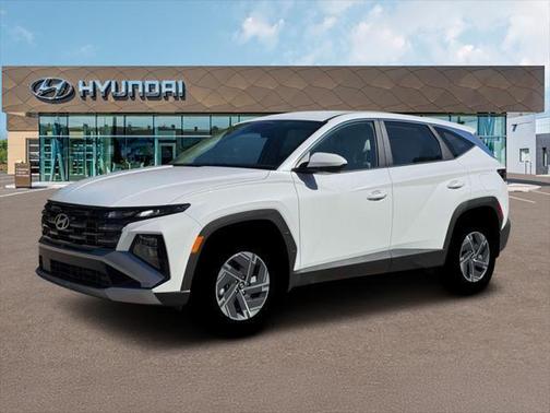 Creamy White Pearl 2026 Hyundai TUCSON Hybrid Blue SE