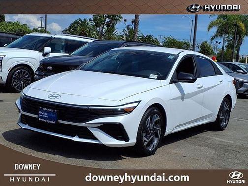 Serenity White 2025 Hyundai ELANTRA Sport