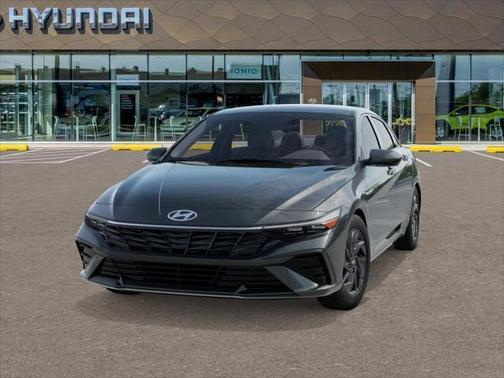 Amazon Gray 2026 Hyundai ELANTRA HEV Blue