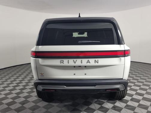 Glacier White 2024 Rivian R1S Adventure Quad Motor Large Pack