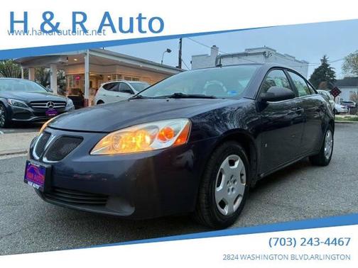 Blue 2008 Pontiac G6 Base