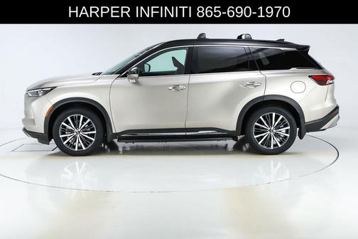 Warm Titanium/Black Obsidian 2023 INFINITI QX60 AUTOGRAPH