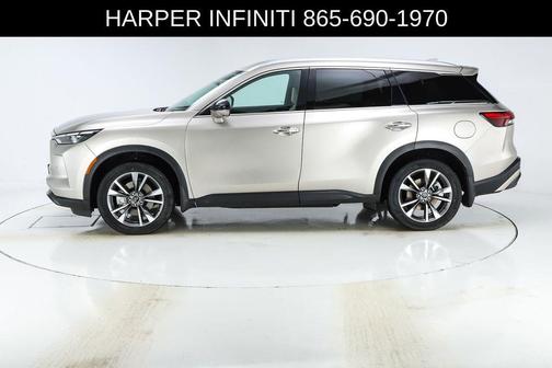 Warm Titanium 2023 INFINITI QX60 Luxe
