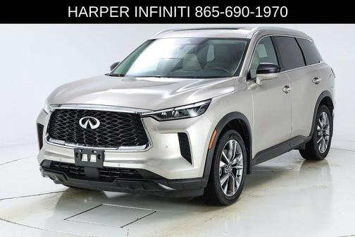 Warm Titanium 2023 INFINITI QX60 Luxe