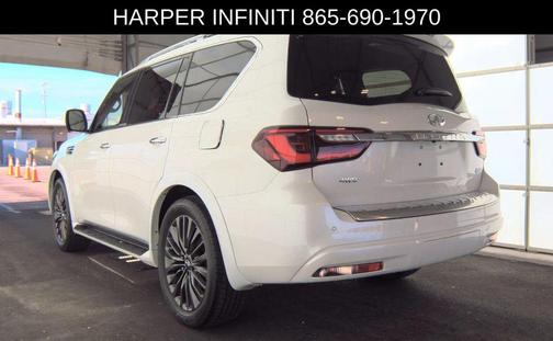 Moonstone White 2024 INFINITI QX80 SENSORY AWD