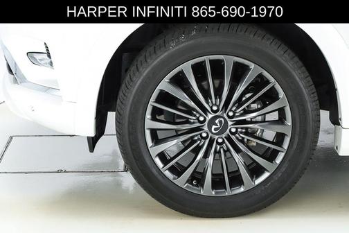 Moonstone White 2024 INFINITI QX80 SENSORY AWD