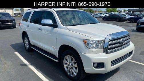 Blizzard Pearl 2016 Toyota Sequoia Platinum