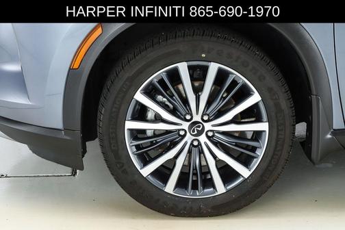 Moonbow Blue/Black Obsidian 2023 INFINITI QX60 AUTOGRAPH