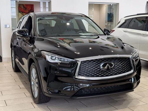 Black Obsidian 2025 INFINITI QX50 Pure AWD