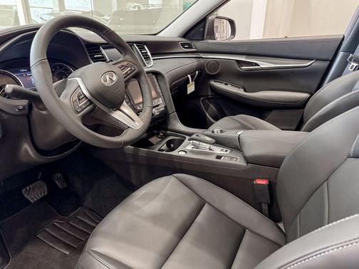 Black Obsidian 2025 INFINITI QX50 Pure AWD